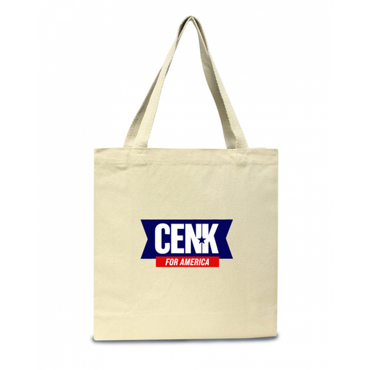 Cenk For America Canvas Tote Bag